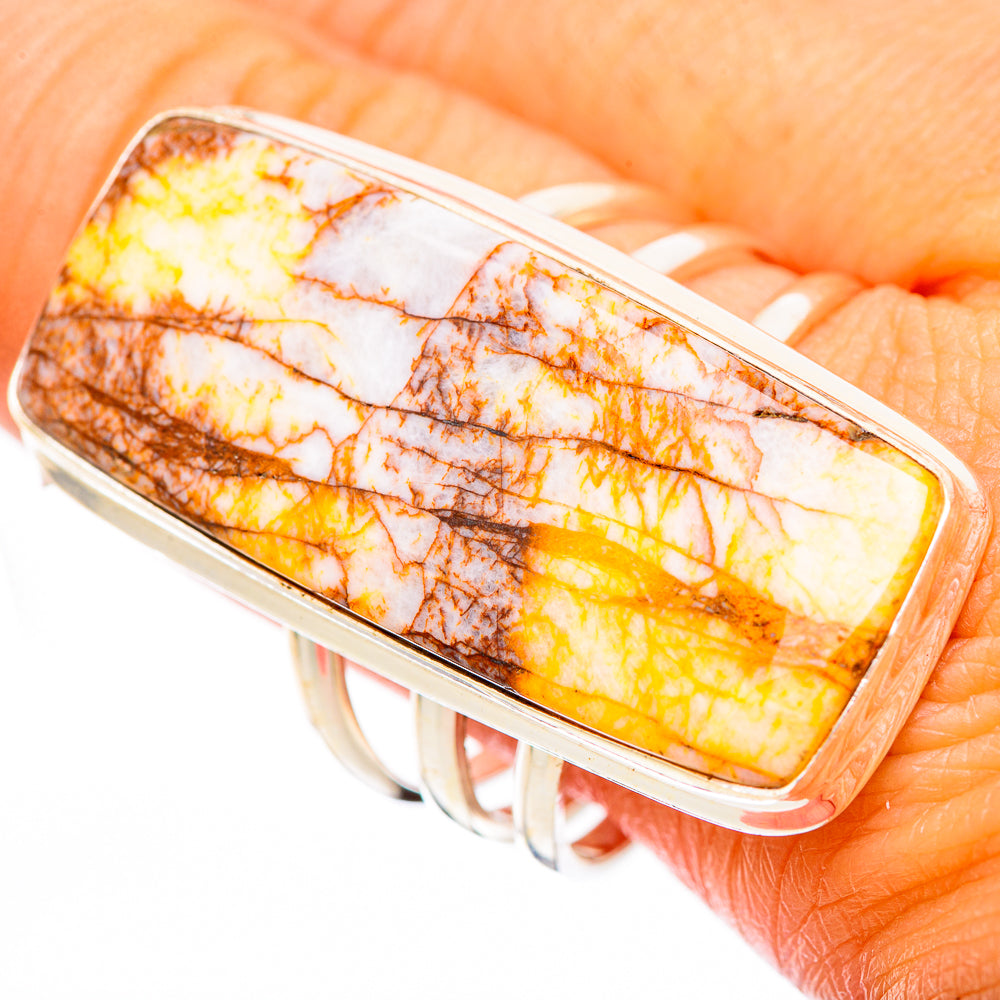Brecciated Mookaite Rings handcrafted by Ana Silver Co - RING116462