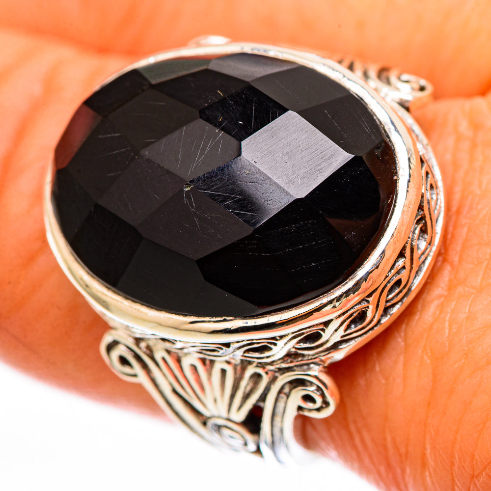 Black Onyx Rings handcrafted by Ana Silver Co - RING116465
