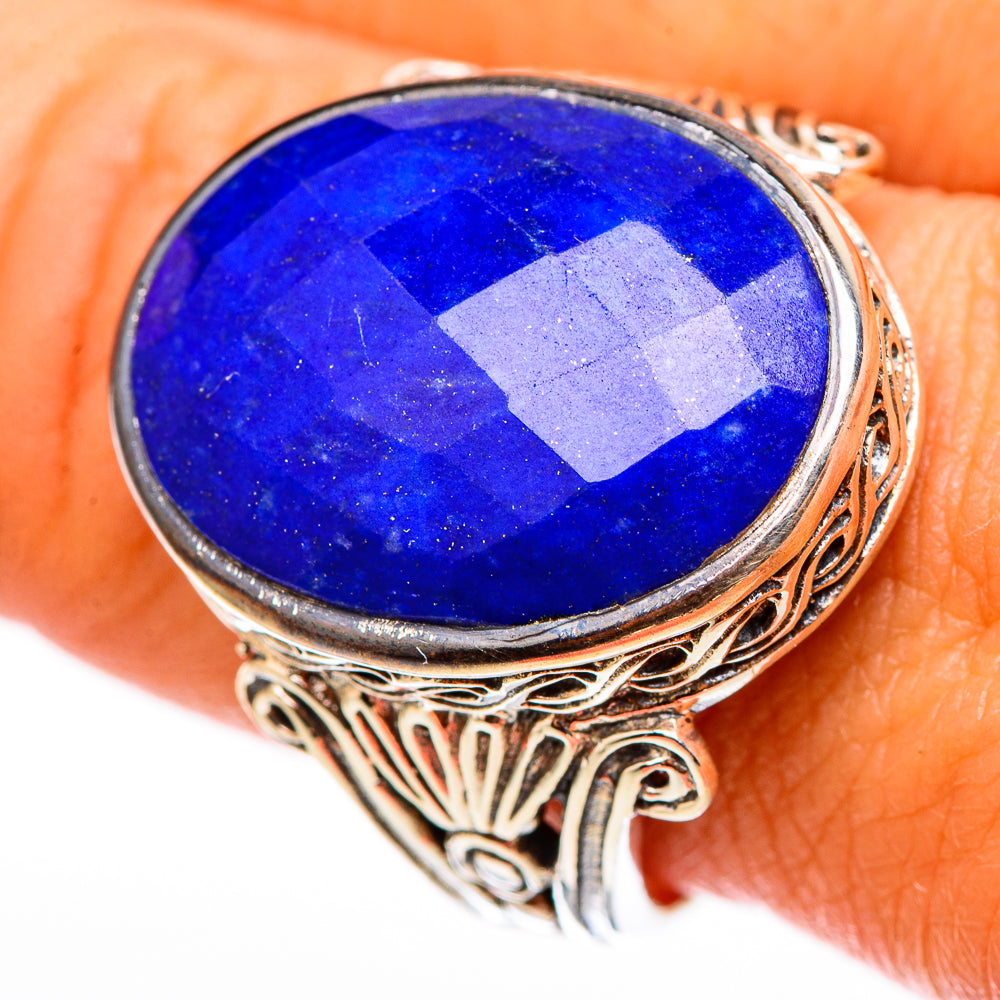 Lapis Lazuli Rings handcrafted by Ana Silver Co - RING116474