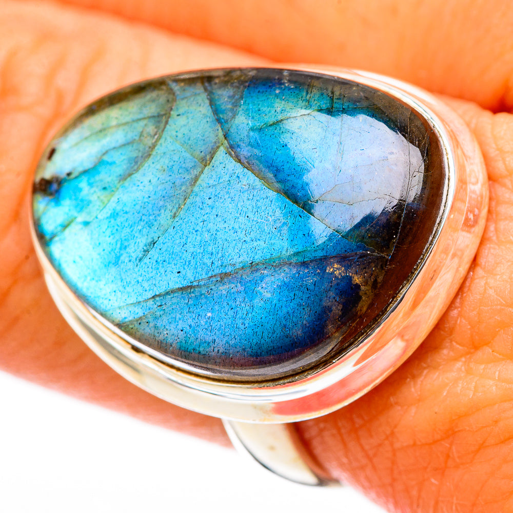 Labradorite Rings handcrafted by Ana Silver Co - RING116479