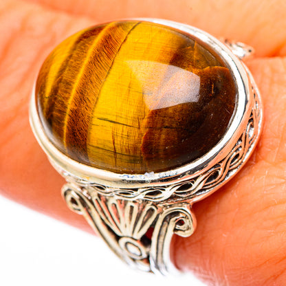 Tiger Eye Rings handcrafted by Ana Silver Co - RING116488