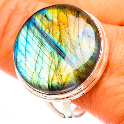 Labradorite Rings handcrafted by Ana Silver Co - RING116495