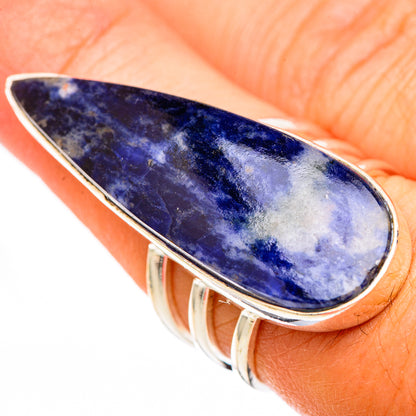 Sodalite Rings handcrafted by Ana Silver Co - RING116500
