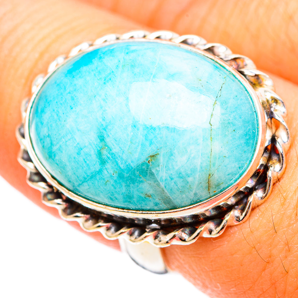 Larimar Rings handcrafted by Ana Silver Co - RING116507