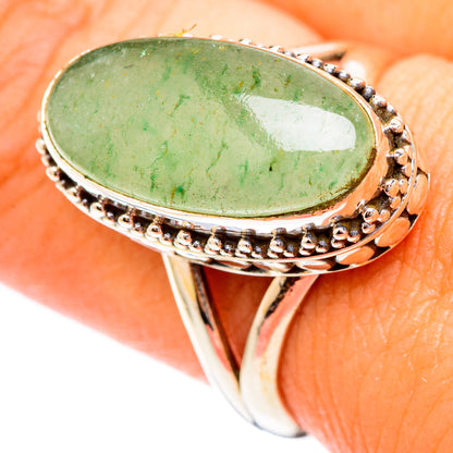 Prehnite Rings handcrafted by Ana Silver Co - RING116511