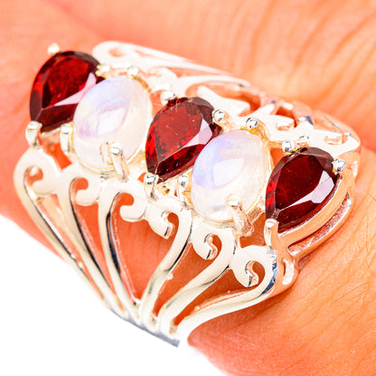 Garnet Rings handcrafted by Ana Silver Co - RING116519