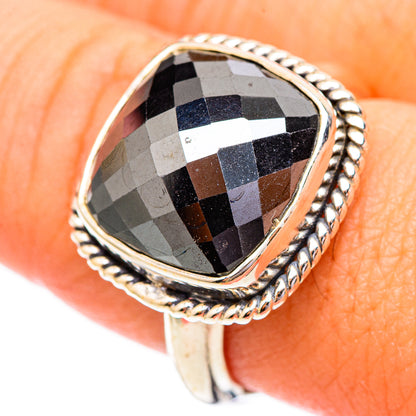 Hematite Rings handcrafted by Ana Silver Co - RING116536