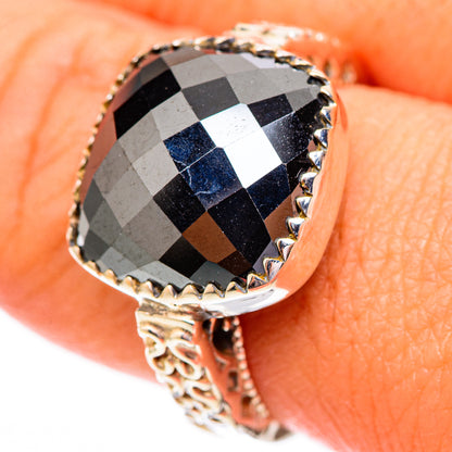 Hematite Rings handcrafted by Ana Silver Co - RING116537