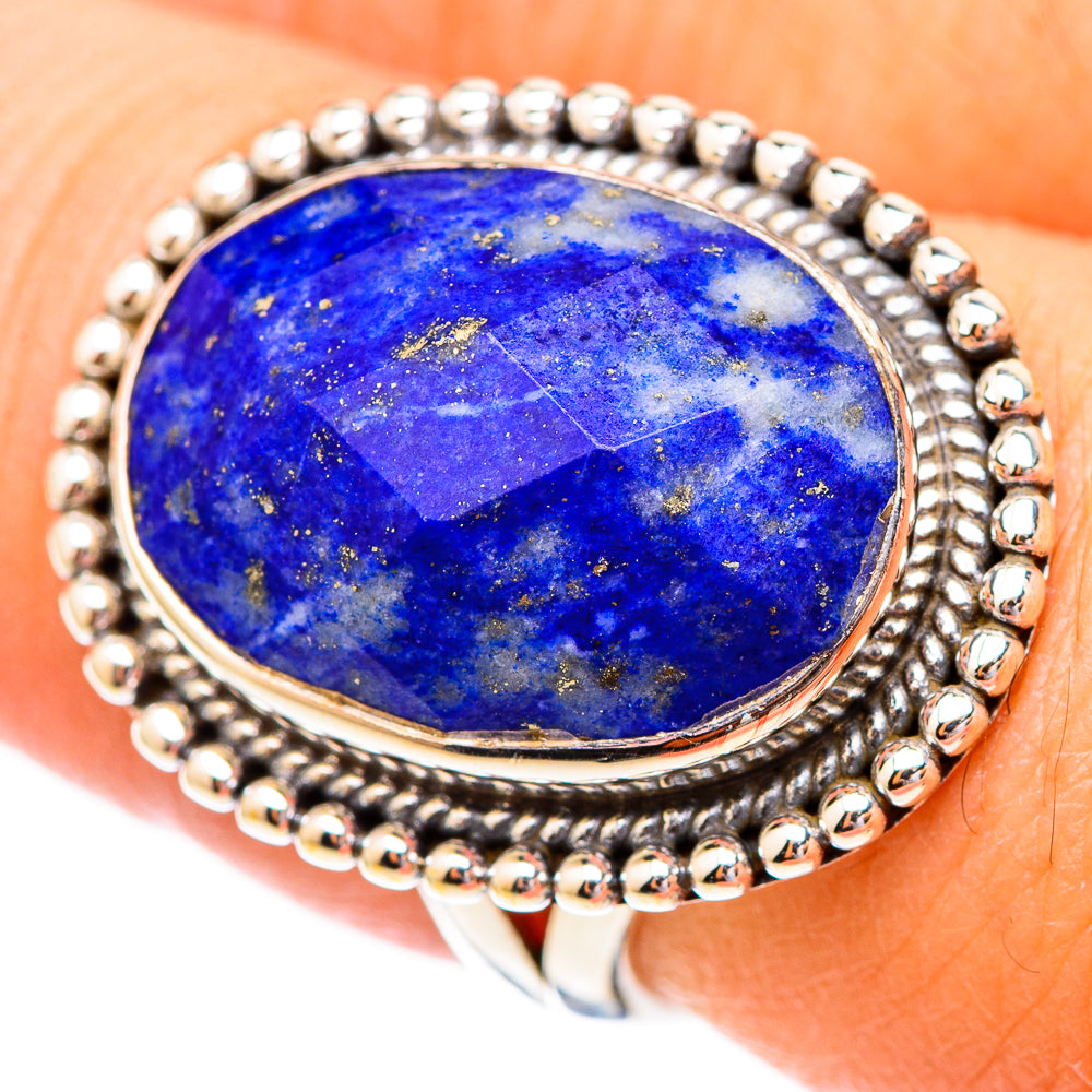 Lapis Lazuli Rings handcrafted by Ana Silver Co - RING116538