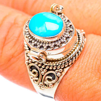 Sleeping Beauty Turquoise Rings handcrafted by Ana Silver Co - RING116543