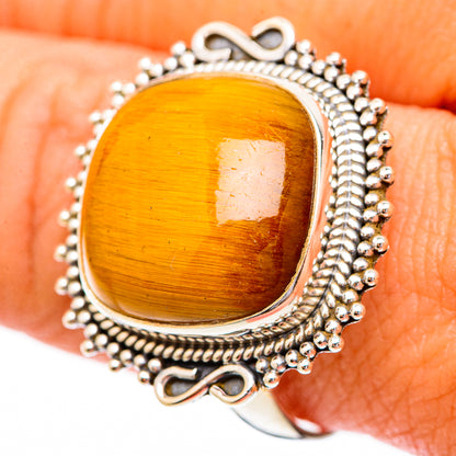 Tiger Eye Rings handcrafted by Ana Silver Co - RING116547