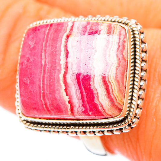 Rhodochrosite Rings handcrafted by Ana Silver Co - RING116550