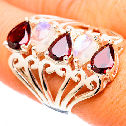 Garnet Rings handcrafted by Ana Silver Co - RING116552