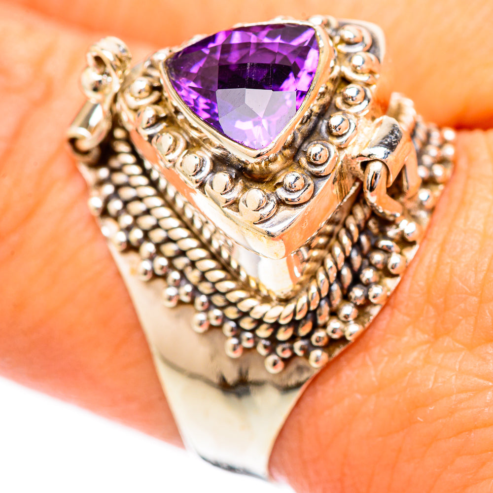 Amethyst Rings handcrafted by Ana Silver Co - RING116553