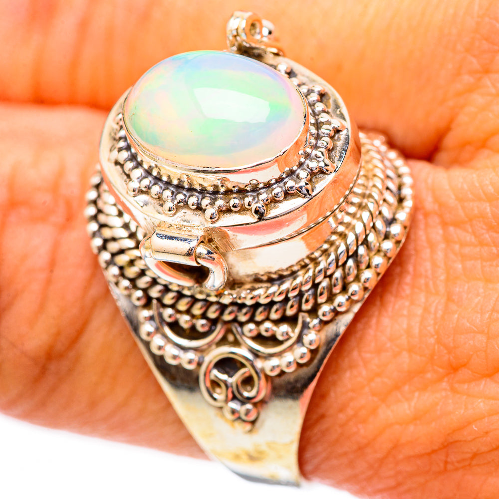 Ethiopian Opal Rings handcrafted by Ana Silver Co - RING116568