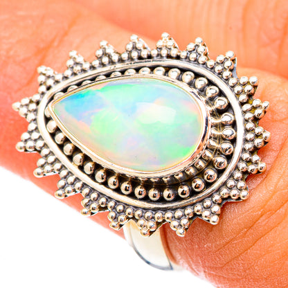 Ethiopian Opal Rings handcrafted by Ana Silver Co - RING116569