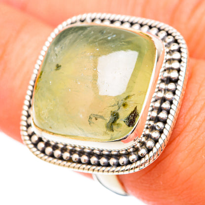 Prehnite Rings handcrafted by Ana Silver Co - RING116577