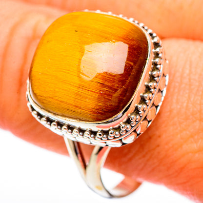 Tiger Eye Rings handcrafted by Ana Silver Co - RING116578