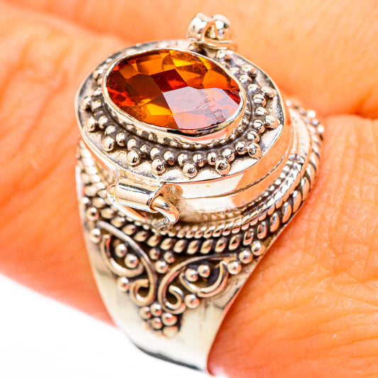Mandarin Citrine Rings handcrafted by Ana Silver Co - RING116580