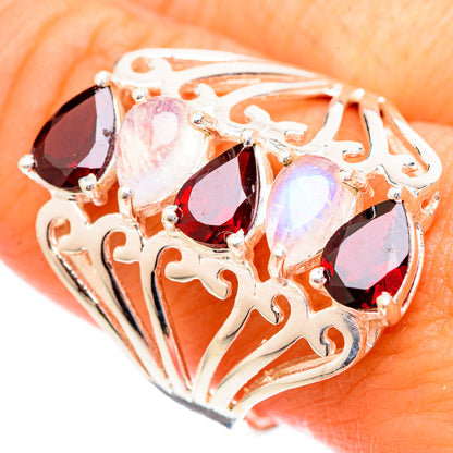 Garnet Rings handcrafted by Ana Silver Co - RING116584