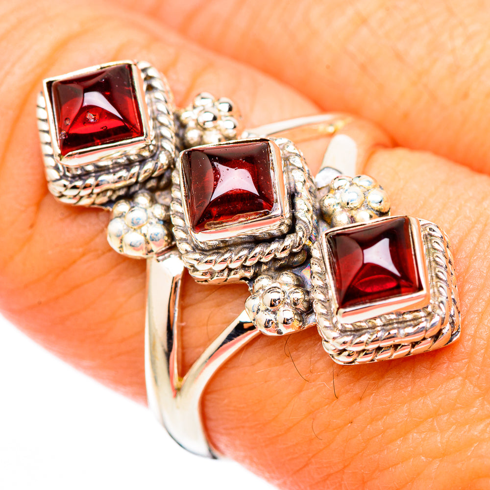 Garnet Rings handcrafted by Ana Silver Co - RING116585