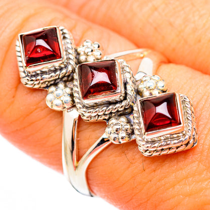 Garnet Rings handcrafted by Ana Silver Co - RING116585