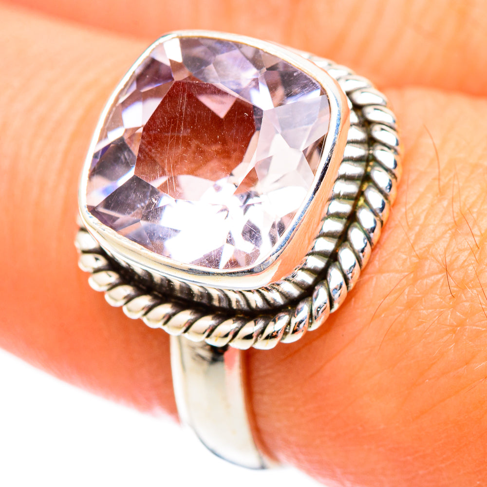 Pink Amethyst Rings handcrafted by Ana Silver Co - RING116587