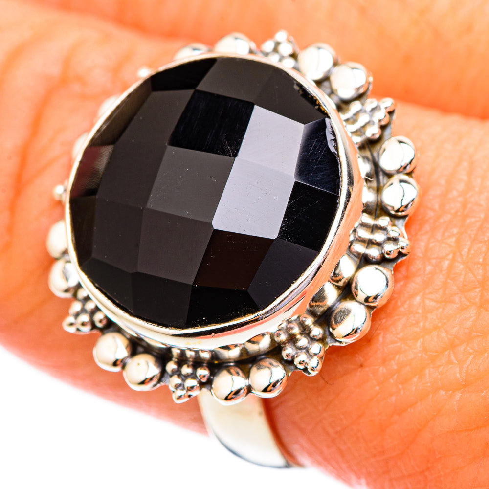 Black Onyx Rings handcrafted by Ana Silver Co - RING116592