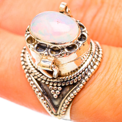 Ethiopian Opal Rings handcrafted by Ana Silver Co - RING116600
