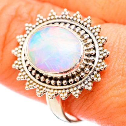 Ethiopian Opal Rings handcrafted by Ana Silver Co - RING116602
