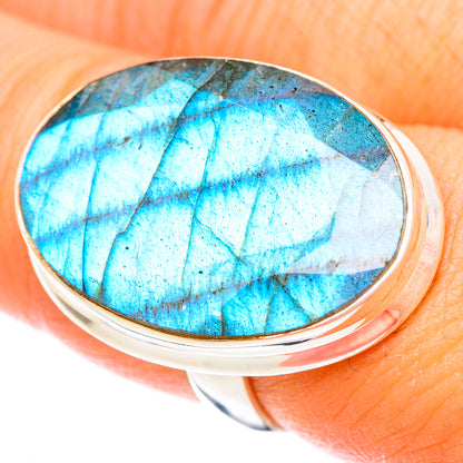 Labradorite Rings handcrafted by Ana Silver Co - RING116605