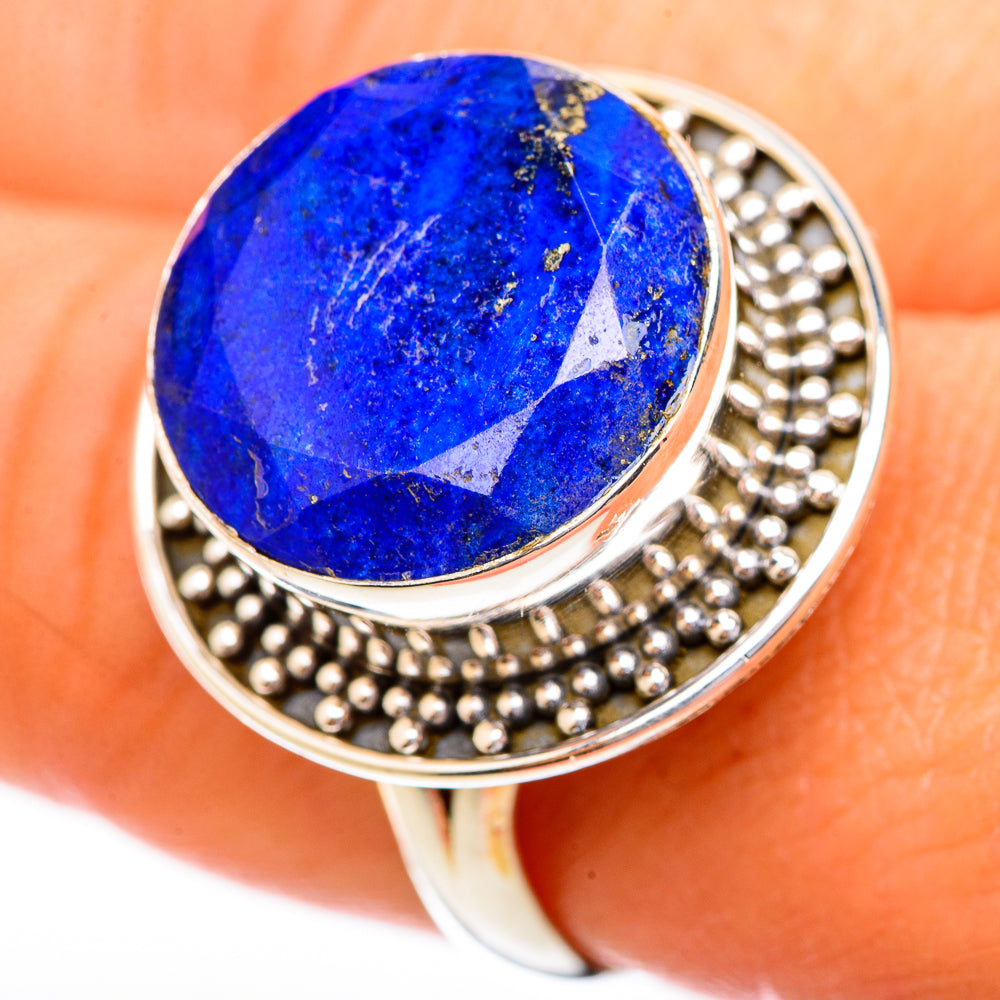 Lapis Lazuli Rings handcrafted by Ana Silver Co - RING116606