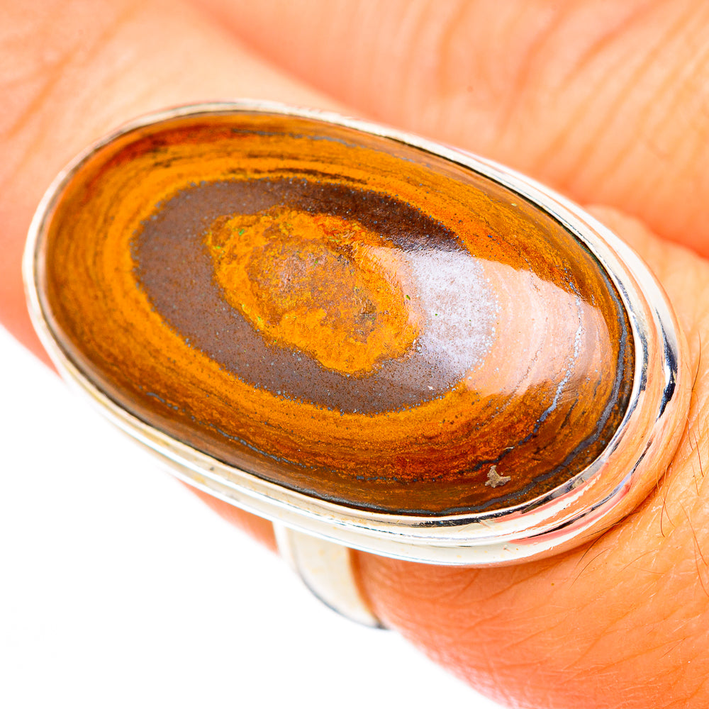Tiger Iron Rings handcrafted by Ana Silver Co - RING116621