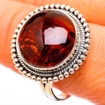 Baltic Amber Rings handcrafted by Ana Silver Co - RING116626
