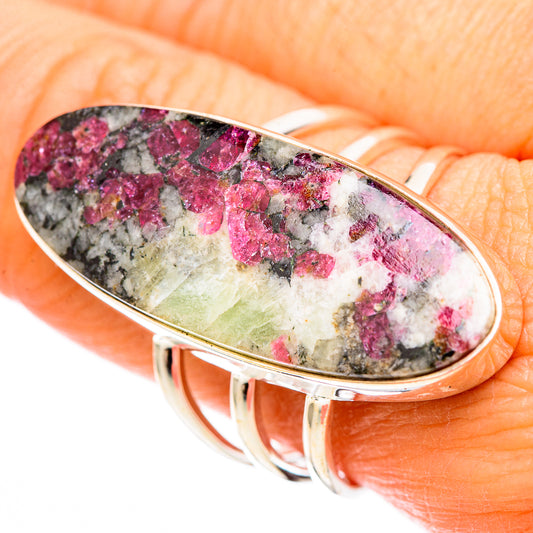 Russian Eudialyte Rings handcrafted by Ana Silver Co - RING116627