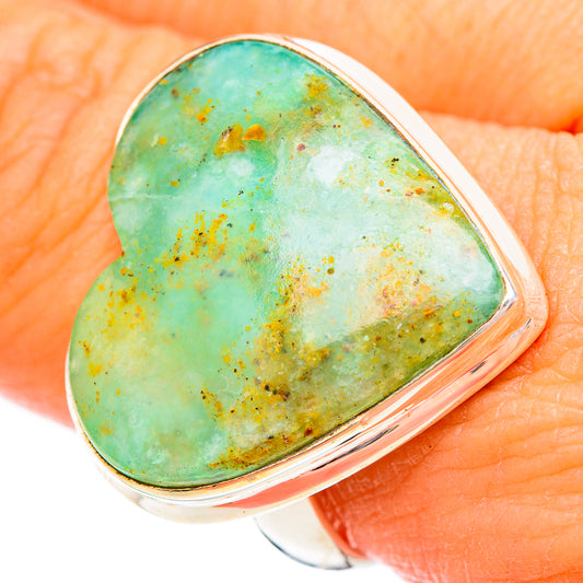 Peruvian Opal Rings handcrafted by Ana Silver Co - RING116646
