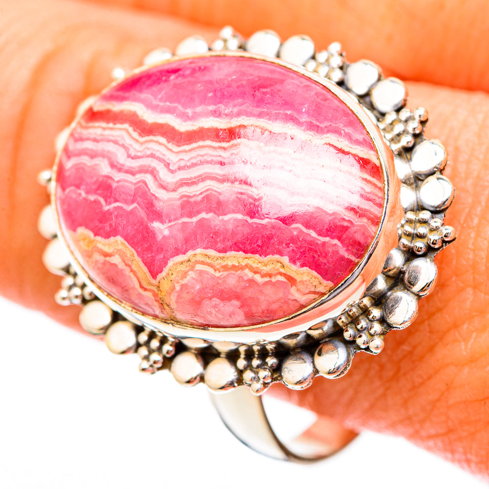 Rhodochrosite Rings handcrafted by Ana Silver Co - RING116659