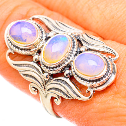 Ethiopian Opal Rings handcrafted by Ana Silver Co - RING116675