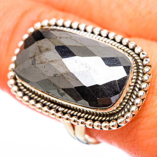 Hematite Rings handcrafted by Ana Silver Co - RING116676