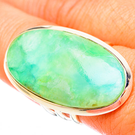 Peruvian Opal Rings handcrafted by Ana Silver Co - RING116692