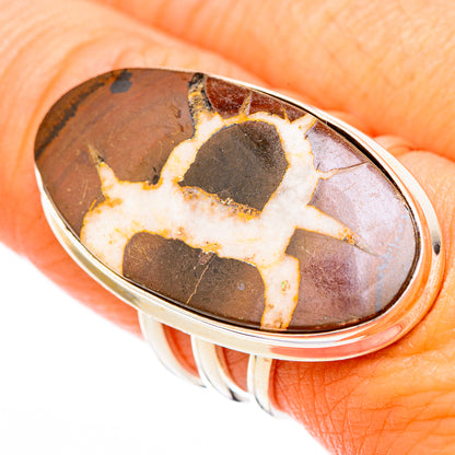 Septarian Geode Rings handcrafted by Ana Silver Co - RING116693