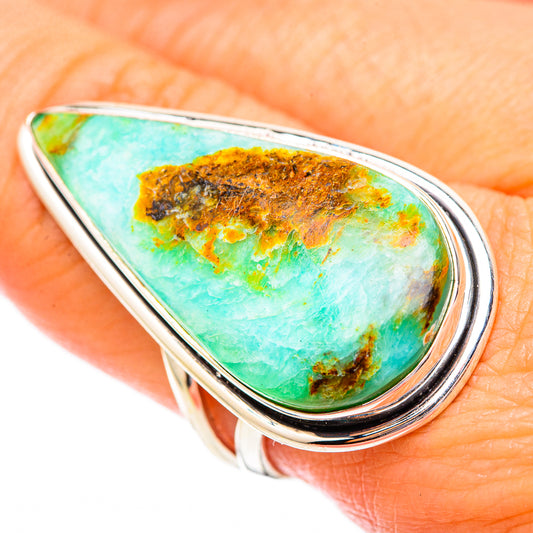 Peruvian Opal Rings handcrafted by Ana Silver Co - RING116713