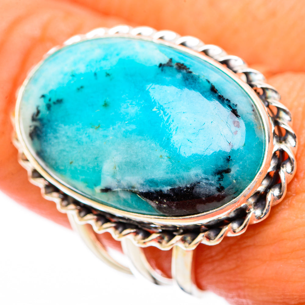 Peruvina Opal Rings handcrafted by Ana Silver Co - RING116717