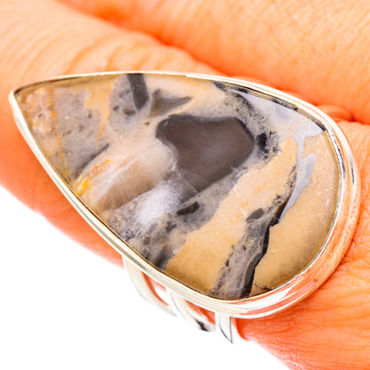 Tiger Dendrite Agate Rings handcrafted by Ana Silver Co - RING116723