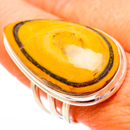 Bumble Bee Jasper Rings handcrafted by Ana Silver Co - RING116724