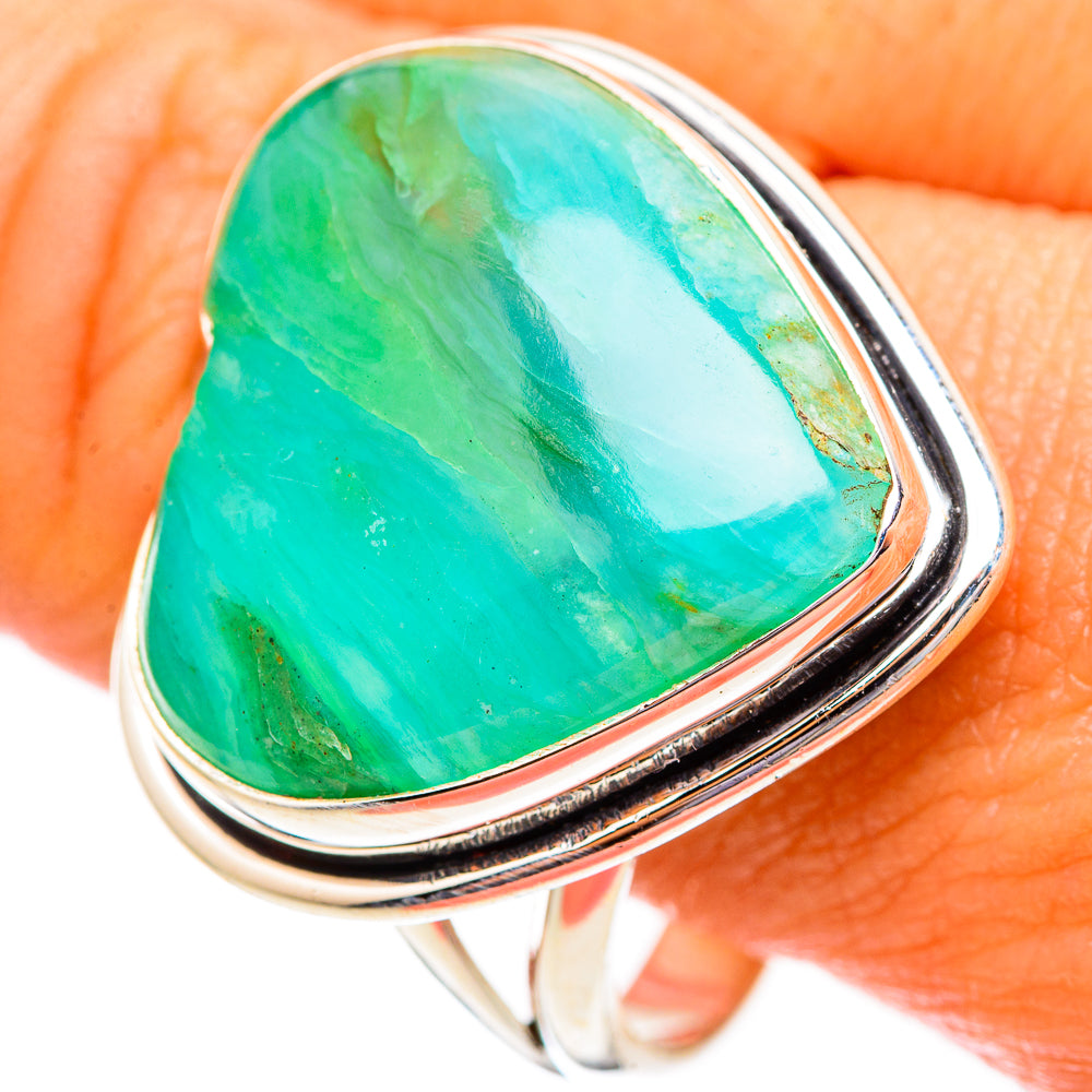 Peruvian Opal Rings handcrafted by Ana Silver Co - RING116735