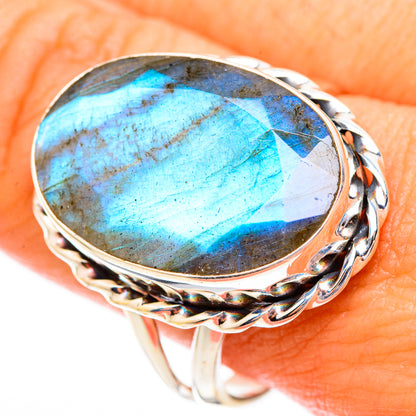 Labradorite Rings handcrafted by Ana Silver Co - RING116738