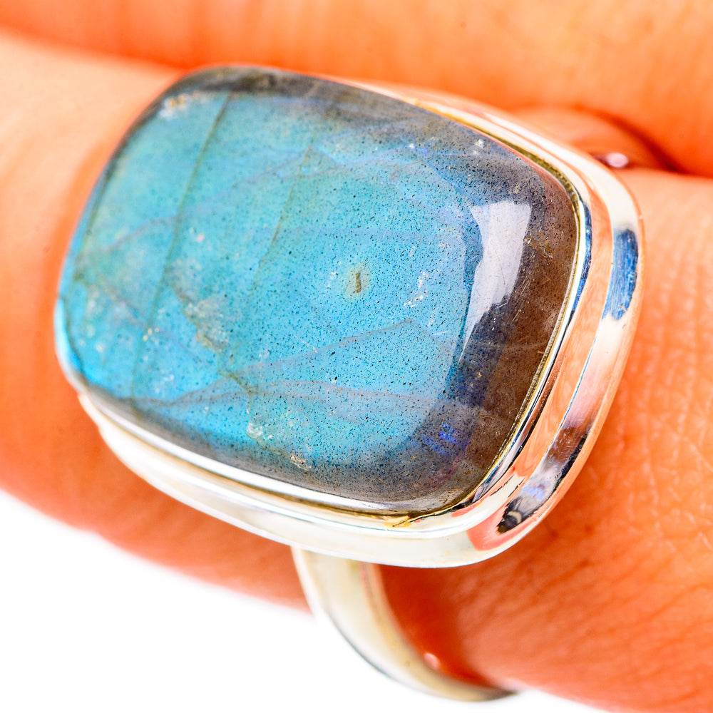 Labradorite Rings handcrafted by Ana Silver Co - RING116740