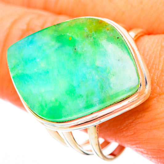 Peruvian Opal Rings handcrafted by Ana Silver Co - RING116747