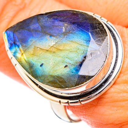 Labradorite Rings handcrafted by Ana Silver Co - RING116761